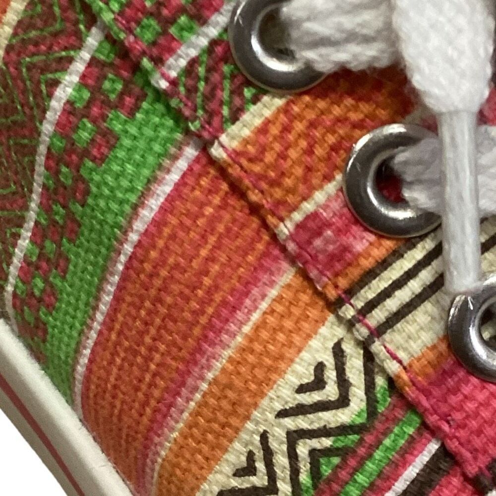 AIRWALK Retro Striped Canvas Lace-up Sneakers - Picture 10 of 13